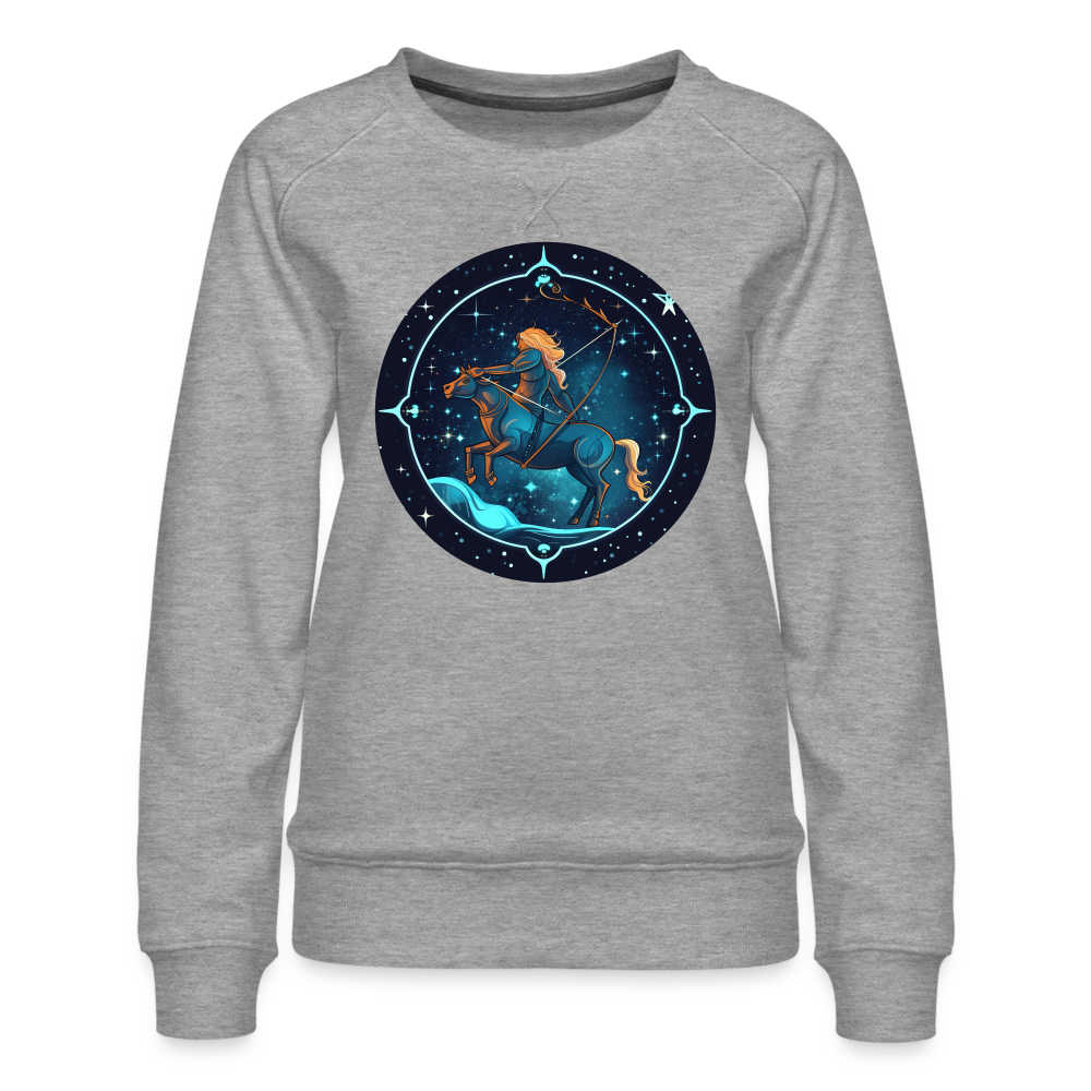 Women’s Magic Sagittarius Premium Sweatshirt - heather grey