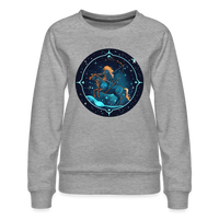 Thumbnail for Women’s Magic Sagittarius Premium Sweatshirt - heather grey