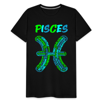 Thumbnail for Men's Power Words Pisces Premium T-Shirt - black