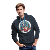 Thumbnail for Men’s Symbol Libra Premium Hoodie - navy