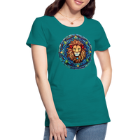 Thumbnail for Women's Mosaic Leo Premium T-Shirt - teal