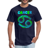 Thumbnail for Men's Power Words Cancer Classic T-Shirt - navy