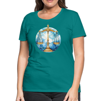 Thumbnail for Women’sMythical Libra Premium T-Shirt - teal