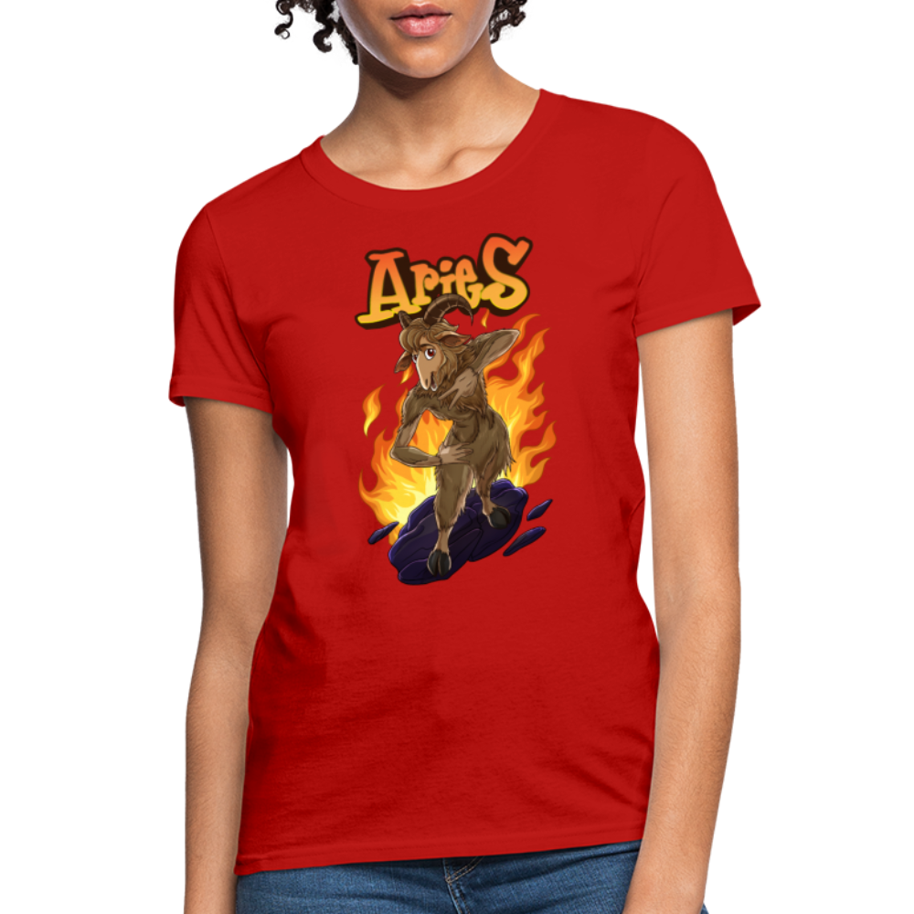 Women's Aries Narihndrab T-Shirt - red