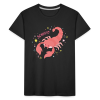 Thumbnail for Kid’s Pinky Scorpio Premium Organic T-Shirt - black