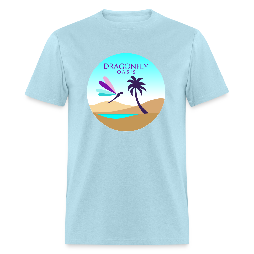 Men's Dragonfly 2nd Logo Classic T-Shirt - powder blue