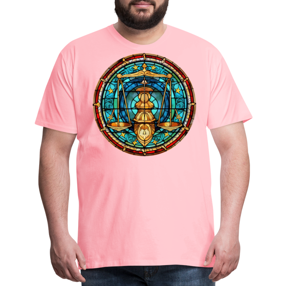 Men's Mosaic Libra Premium T-Shirt - pink