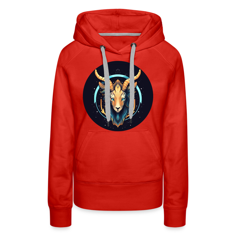 Women’s Mystic Capricorn Premium Hoodie - red