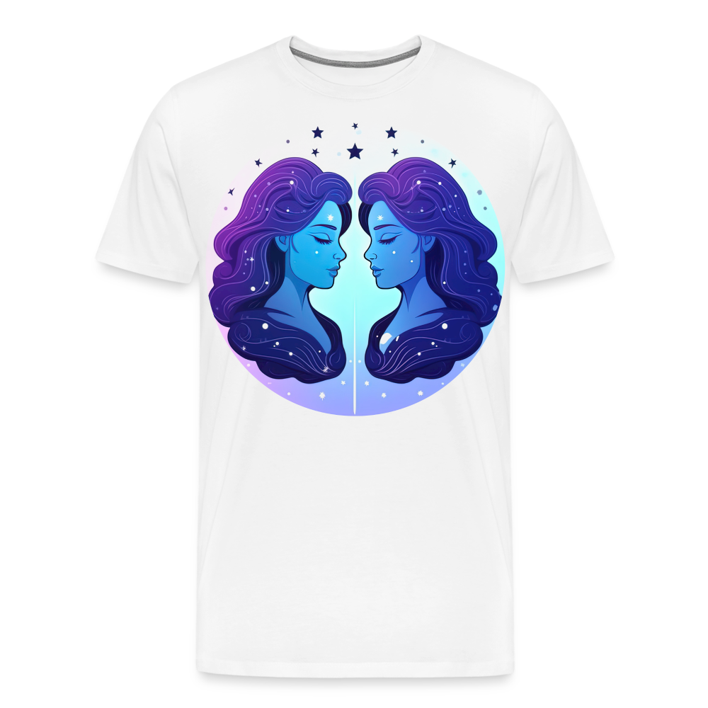 Men's Magic Gemini Premium T-Shirt - white