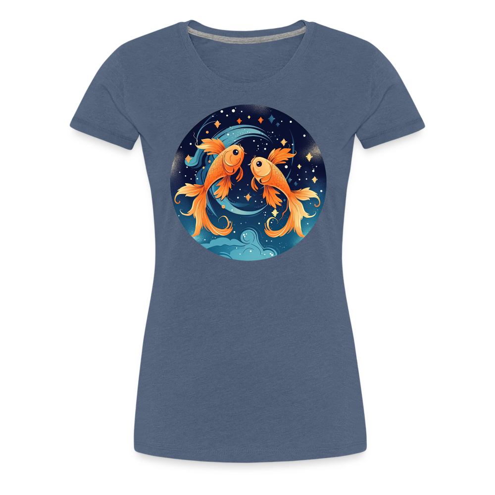 Women’s Magic Pisces Premium T-Shirt - heather blue