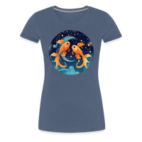 Thumbnail for Women’s Magic Pisces Premium T-Shirt - heather blue