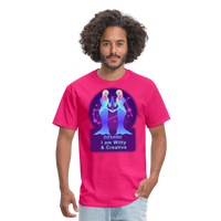 Thumbnail for Men's Neon Gemini Classic T-Shirt - fuchsia