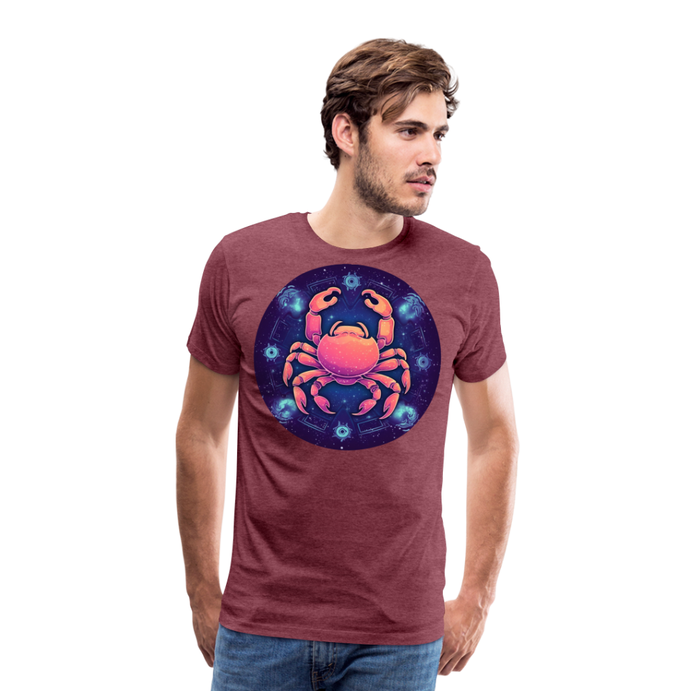 Men's Magic Cancer Premium T-Shirt - heather burgundy