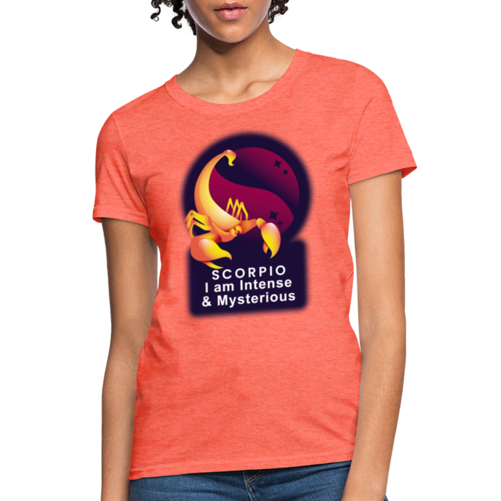 Women's Glow Scorpio T-Shirt - heather coral