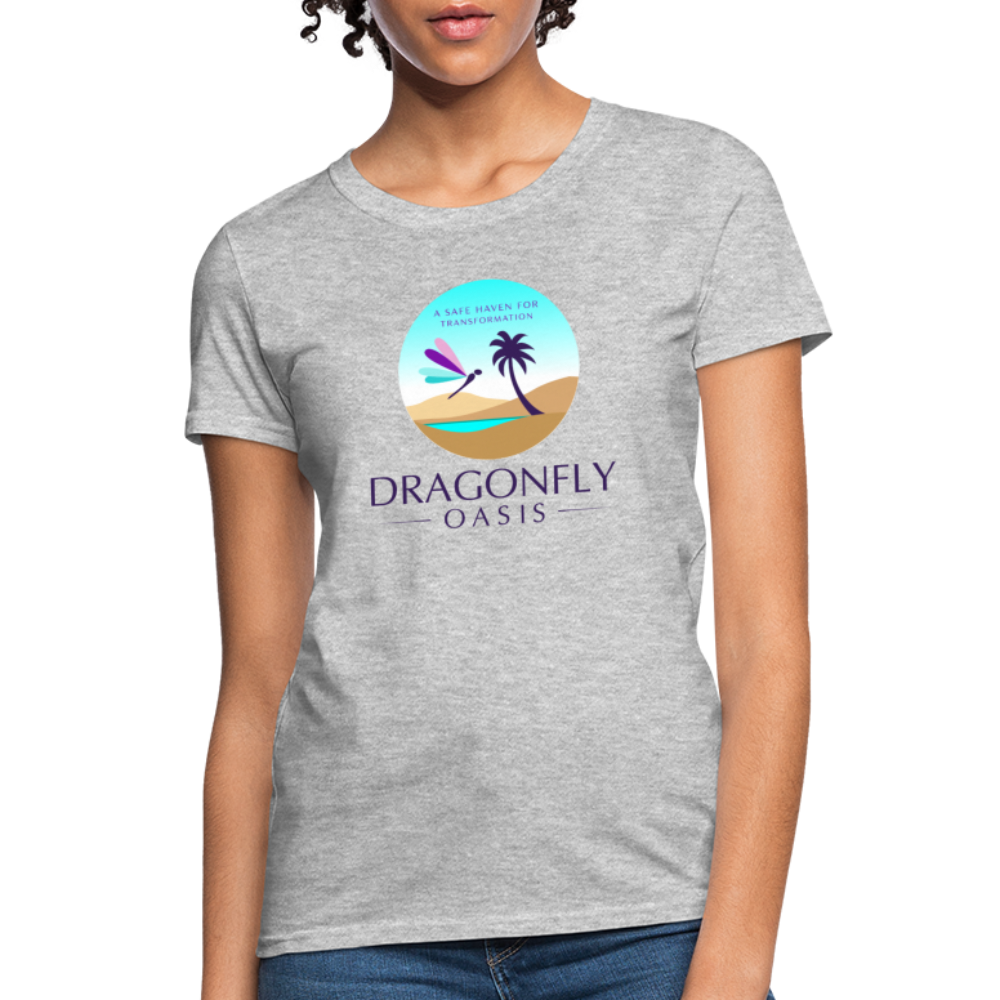 Women's Dragonfly Oasis V.1 Capricorn T-Shirt - heather gray