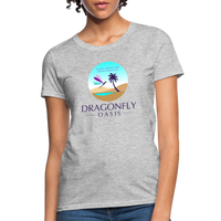 Thumbnail for Women's Dragonfly Oasis V.1 Capricorn T-Shirt - heather gray