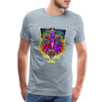 Thumbnail for Men's Psychedelic Premium T-Shirt - heather ice blue