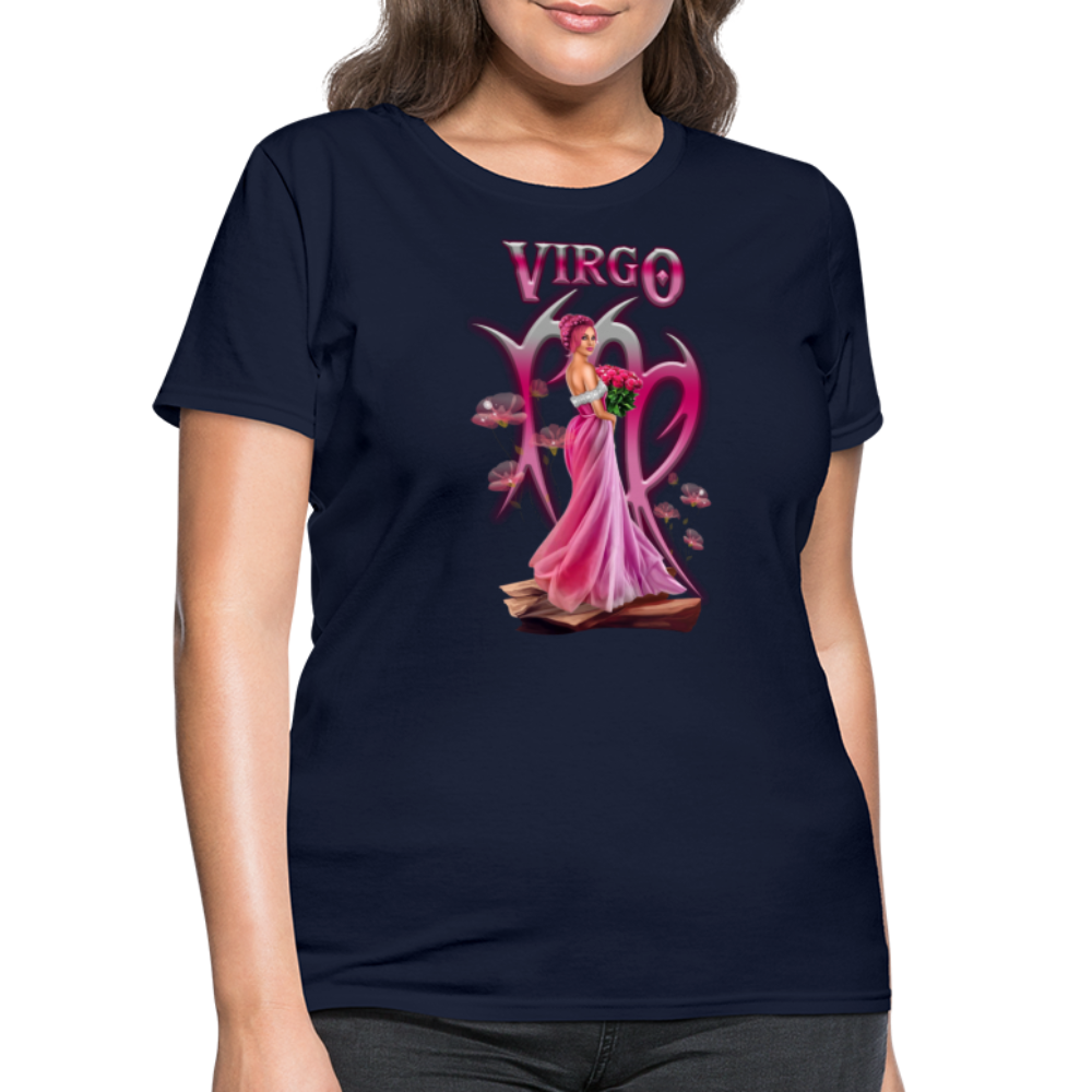 Astral Virgo Women's T-Shirt - navy