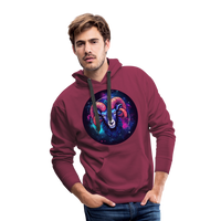 Thumbnail for Men’s Magic Aries Premium Hoodie - burgundy