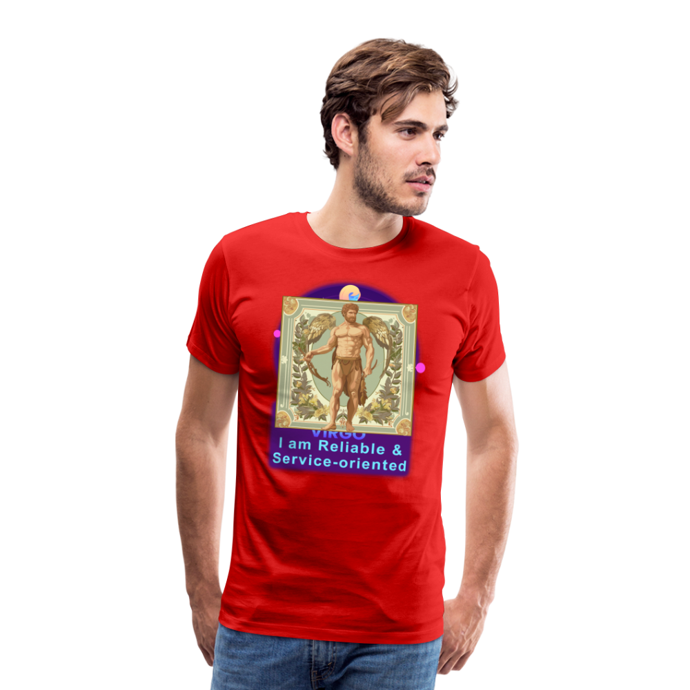 Men's Mythical Virgo Premium T-Shirt - red