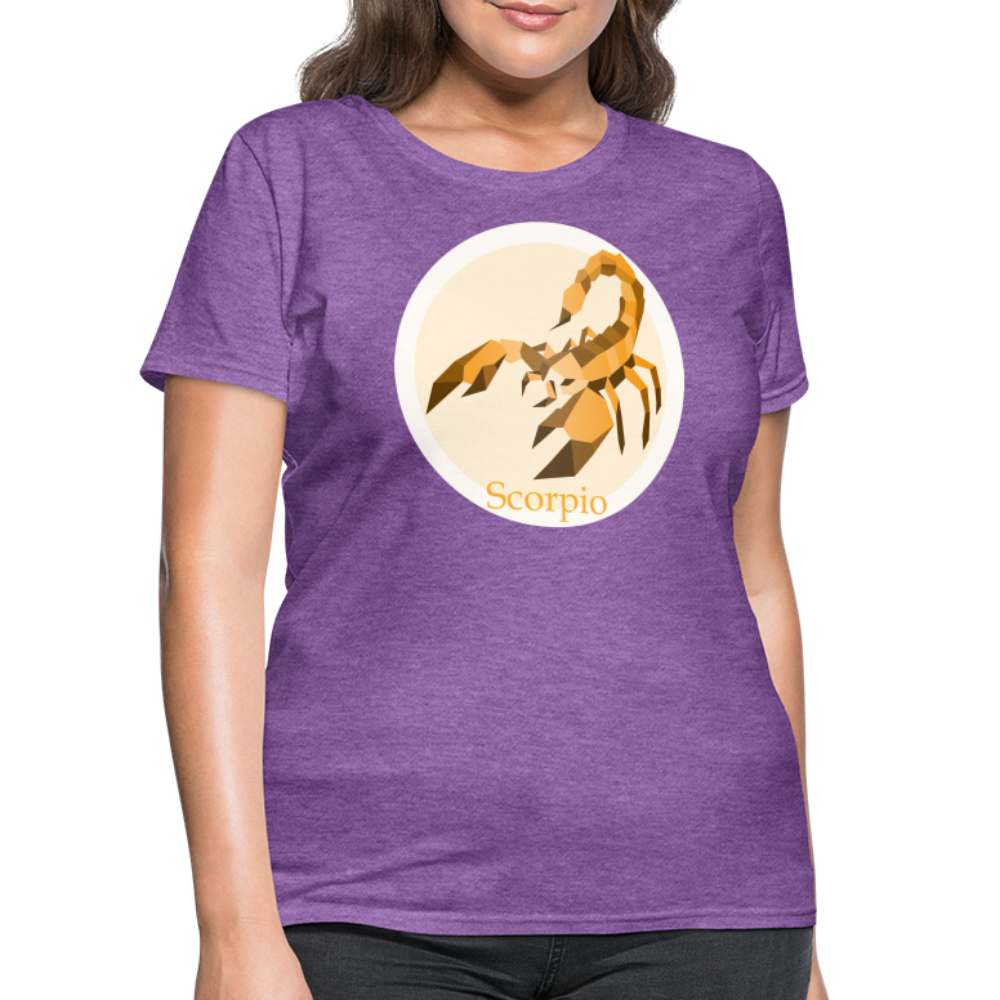 Women's Mosaic Scorpio T-Shirt - purple heather