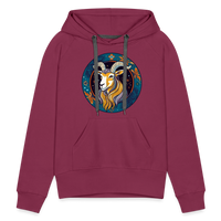 Thumbnail for Women’s Mythical Capricorn Premium Hoodie - burgundy