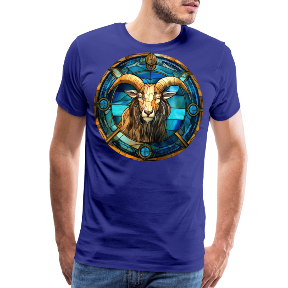 Men's Mosaic Capricorn Premium T-Shirt - royal blue