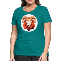 Thumbnail for Women’s Symbol Aries Premium T-Shirt - teal