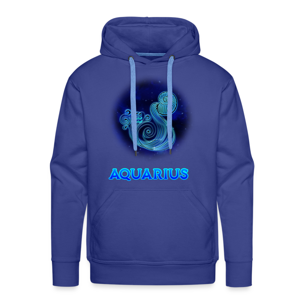 Men’s Aquarius Premium Hoodie - royal blue