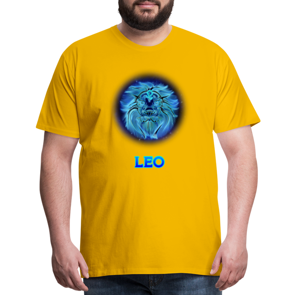 Men's Leo Premium T-Shirt - sun yellow