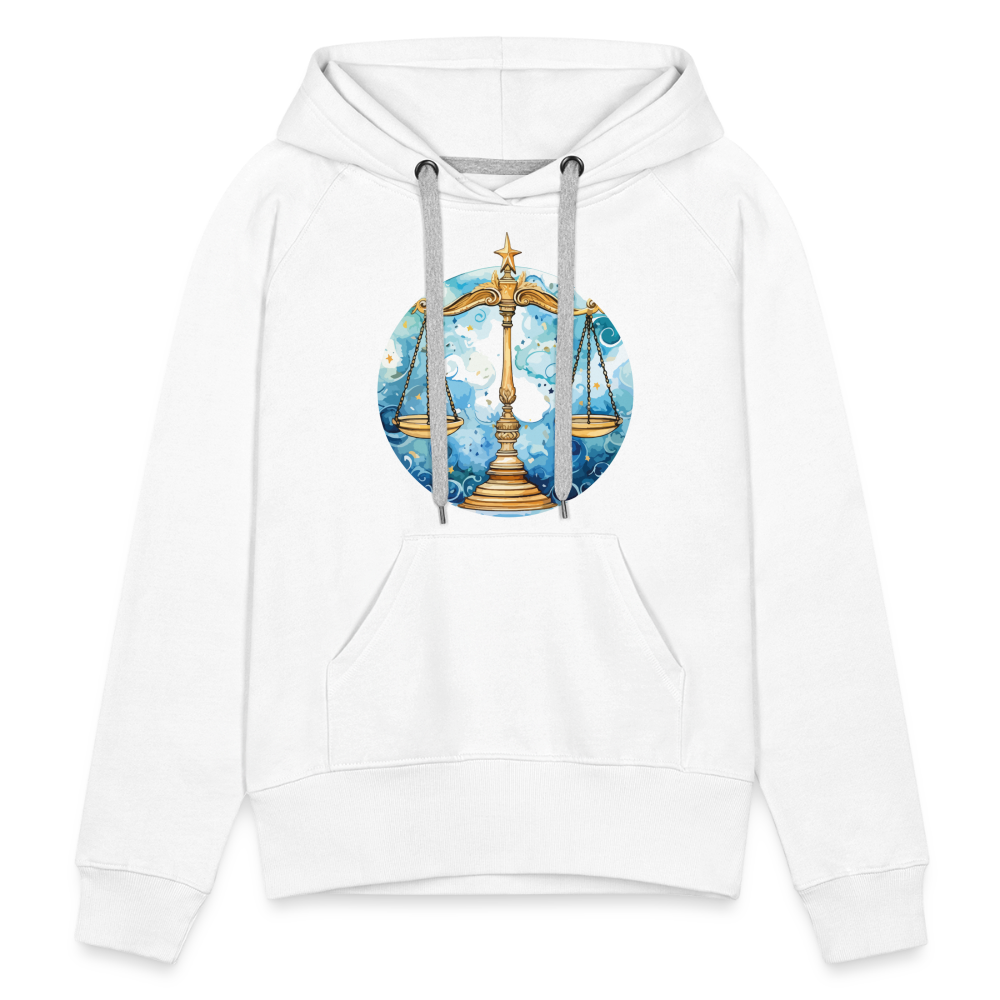 Women’s Mythical Libra Premium Hoodie - white