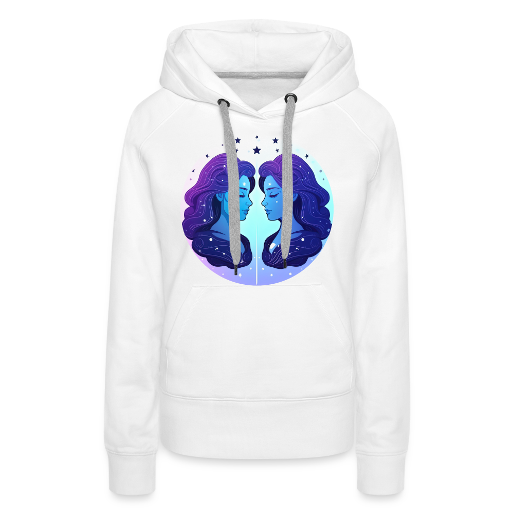 Women’s Magic Gemini Premium Hoodie - white