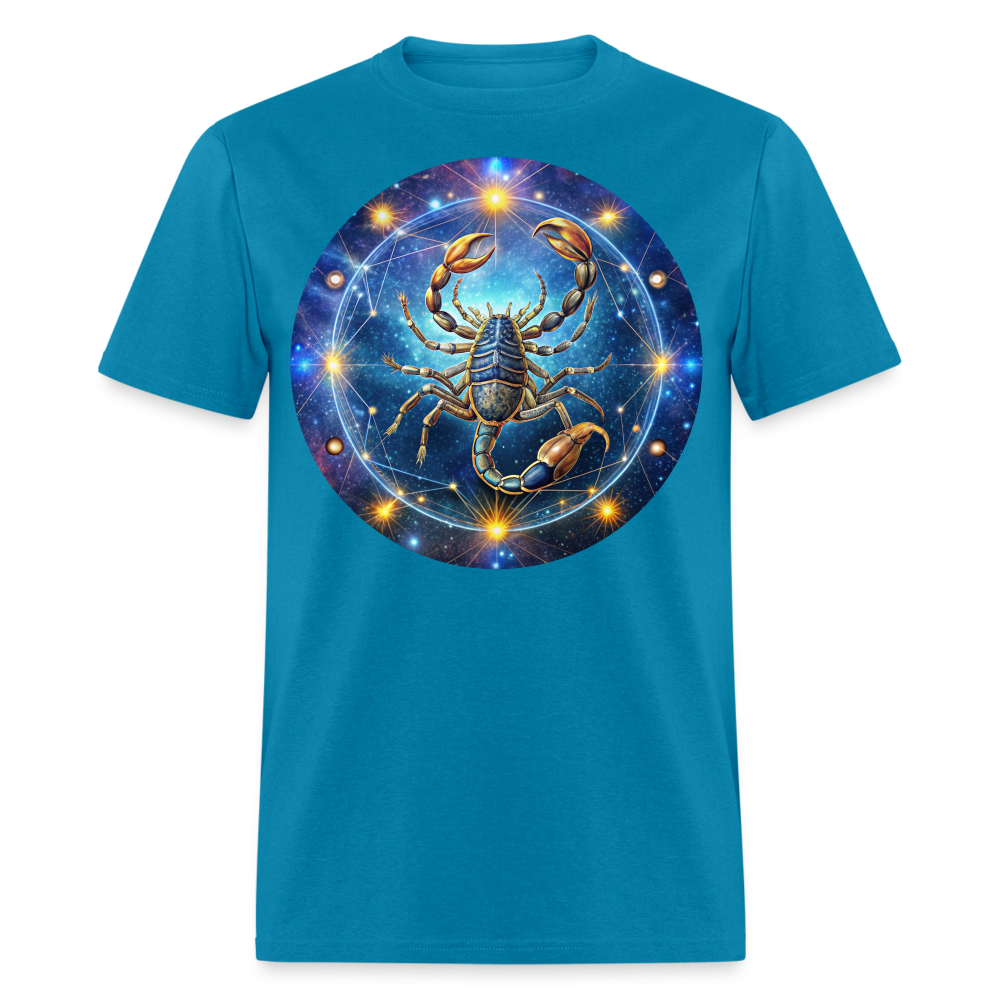 Men's Symbol Scorpio Classic T-Shirt - turquoise