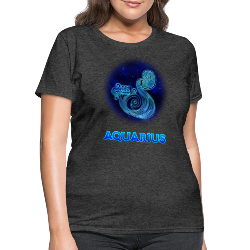 Women's Stellar Aquarius T-Shirt - heather black