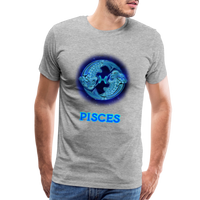 Thumbnail for Men's Pisces Premium T-Shirt - heather gray