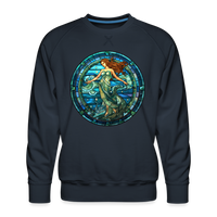 Thumbnail for Men’s Mosaic Aquarius Premium Sweatshirt - navy