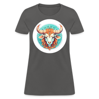 Thumbnail for Women's Symbol Taurus T-Shirt - charcoal