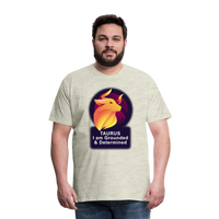 Thumbnail for Men's Glow Taurus Premium T-Shirt - heather oatmeal