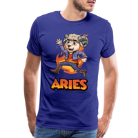 Thumbnail for Men's Playful Aries Premium T-Shirt - royal blue