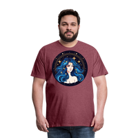 Thumbnail for Men's Magic Virgo Premium T-Shirt - heather burgundy