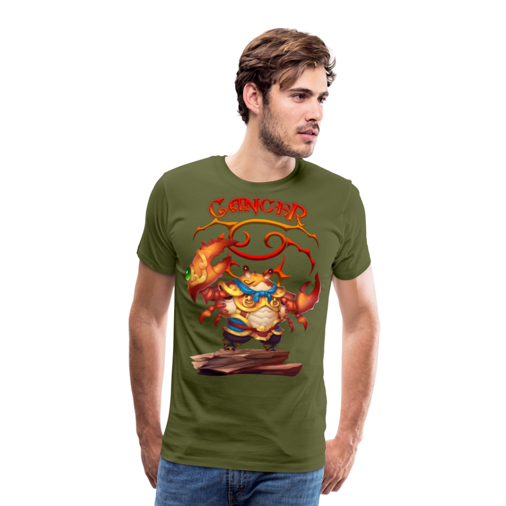 Men's Astral Cancer Premium T-Shirt - olive green