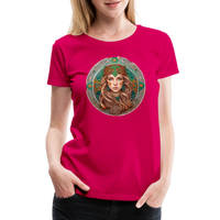 Thumbnail for Women’s Mythical Virgo Premium T-Shirt - dark pink