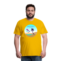 Thumbnail for Men's Dragonfly Oasis v.2 Premium T-Shirt - sun yellow