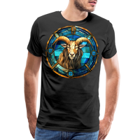 Thumbnail for Men's Mosaic Capricorn Premium T-Shirt - black