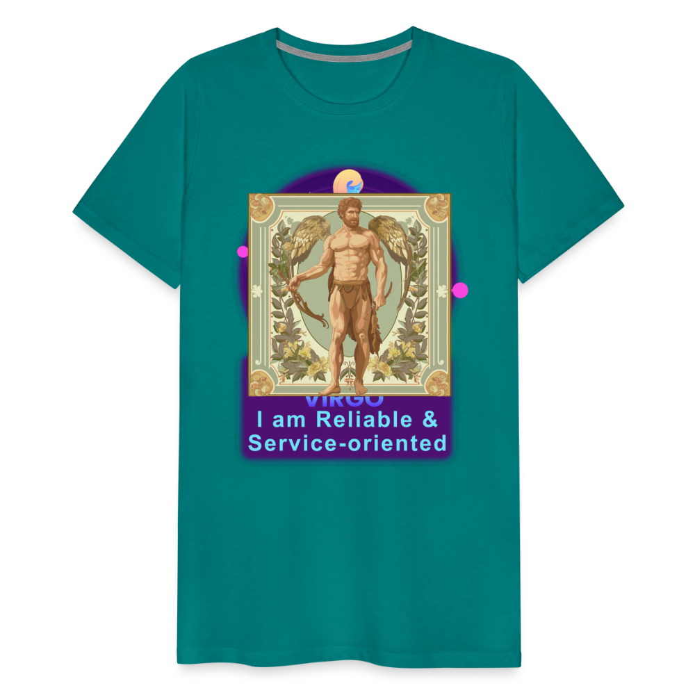 Men's Mythical Virgo Premium T-Shirt - teal