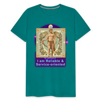 Thumbnail for Men's Mythical Virgo Premium T-Shirt - teal