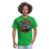 Thumbnail for Men's Mosaic Pisces Classic T-Shirt - bright green