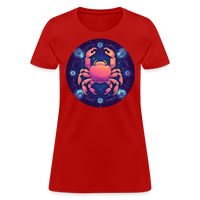 Thumbnail for Women's Magic Cancer T-Shirt - red