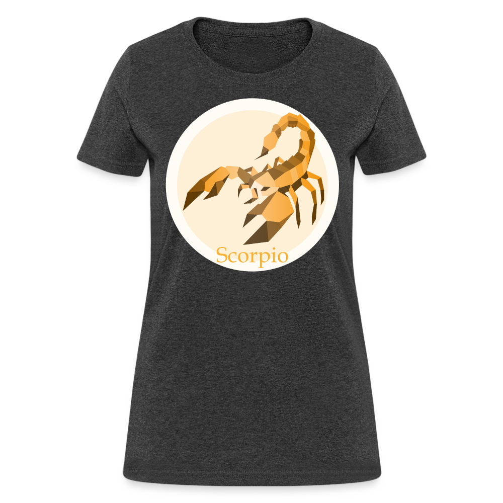 Women's Mosaic Scorpio T-Shirt - heather black