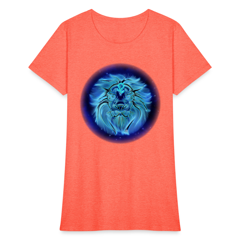 Women's Stellar Leo T-Shirt - heather coral